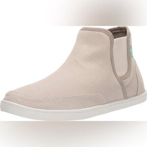 Sanuk Par O Dice Mid Cream Sneakers Size 9